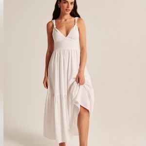 Abercrombie Knotted Strap Maxi Dress